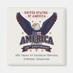 Custom Business American 250th magnet