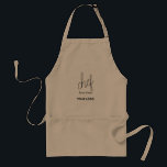 Custom Business Apron Inline Logo Employee Staff<br><div class="desc">Easily personalize this custom apron with your own inline horizontal company logo, business slogan, and website address. Promotional aprons custom branded with your business logo can be a uniform for employees, wait staff, and workshops, or promotional giveaways for customers. This apron with pockets is ideal for a catering company, chef,...</div>