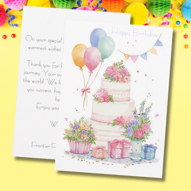 Custom Business Birthday Card (Creator Uploaded)