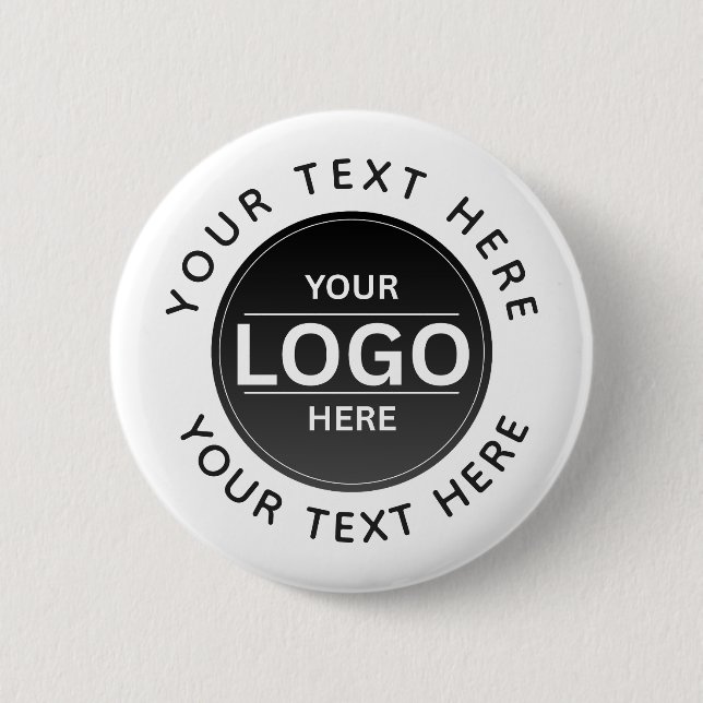 Custom Business Brand Logo 2 Inch Round Button (Front)