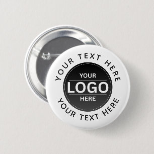 Custom Business Brand Logo 2 Inch Round Button