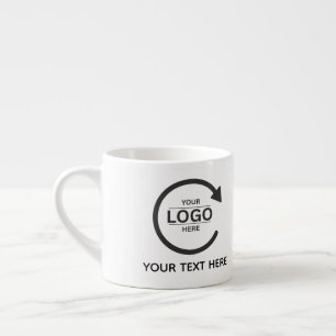 Custom Business Brand Logo Espresso Cup