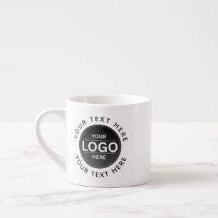 Custom Business Brand Logo Espresso Cup