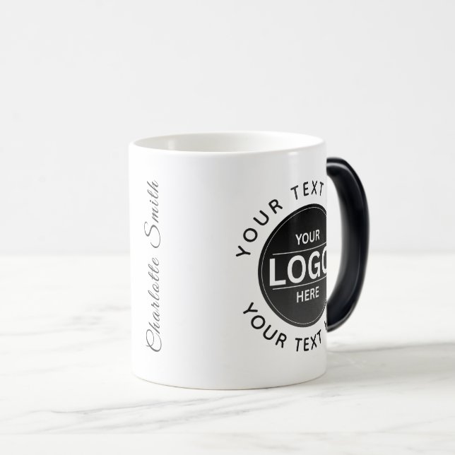 Custom Business Brand Logo Magic Mug (Front Right)