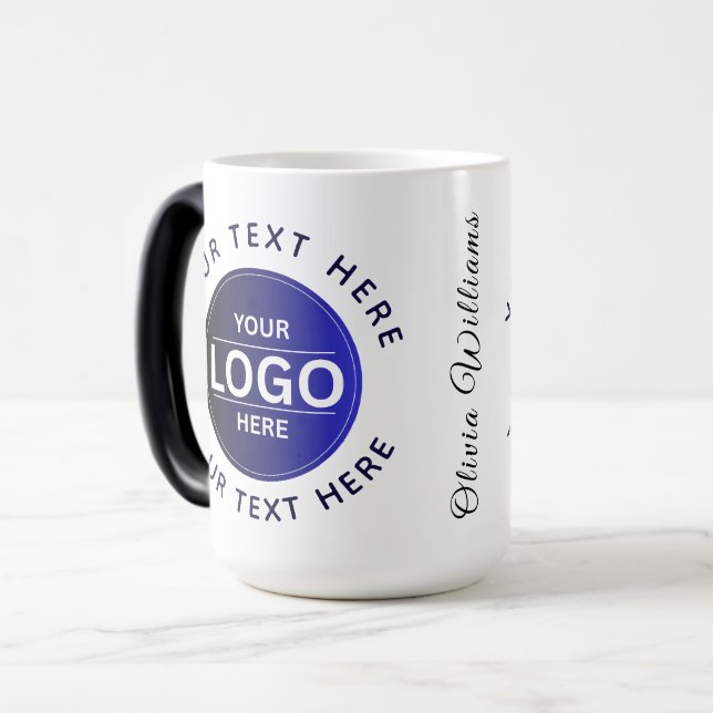 Custom Business Brand Logo Magic Mug (Front Left)