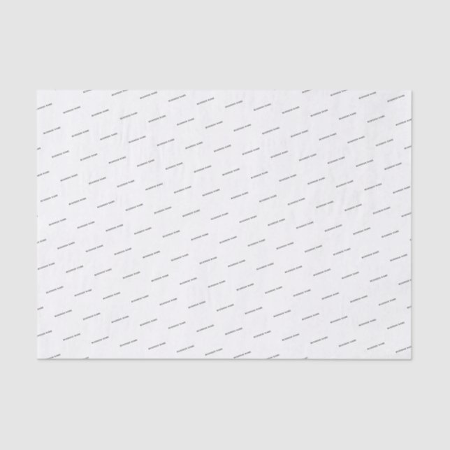Custom Business Branded Packaging Tissue Paper (Front)