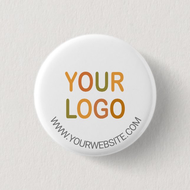 Custom Business Branding LOGO Button (Front)