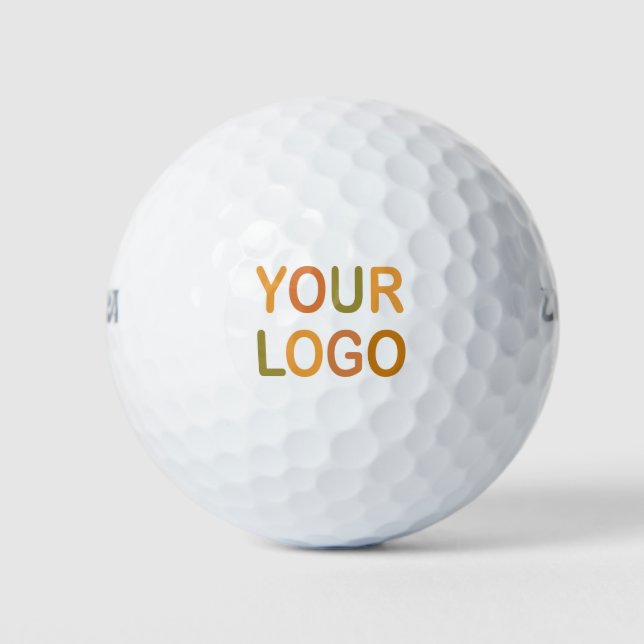 Custom Business Branding Logo Template Golf Balls (Front)