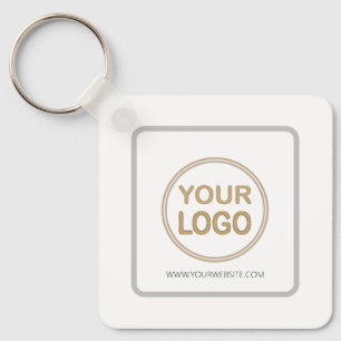 Custom Business Branding Logo Template Keychain