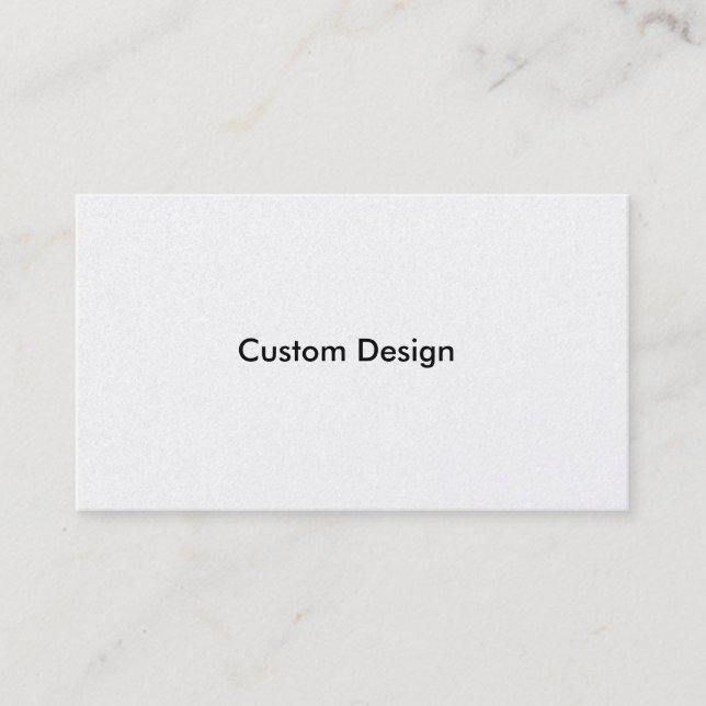 Custom Business Card (Front)