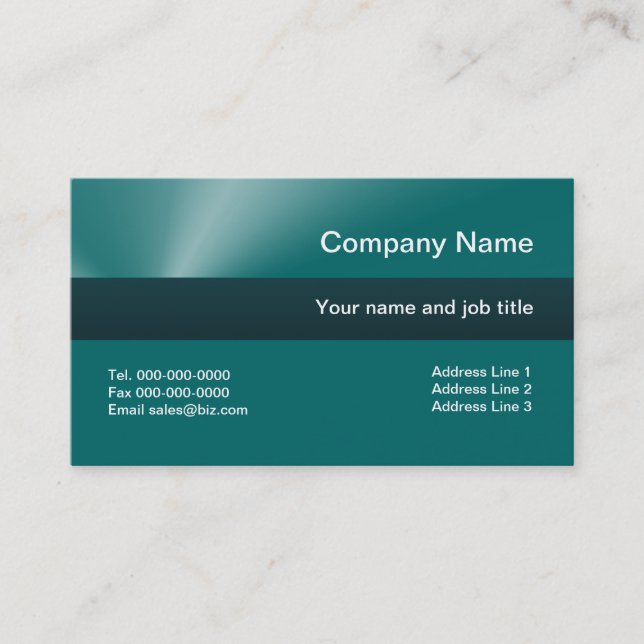 Custom Business Cards (Front)