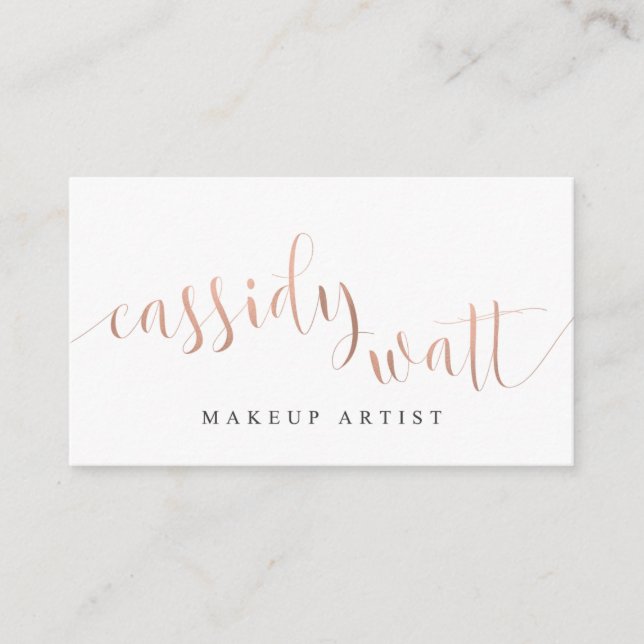 Custom Business Cards: Cassidy Watt Business Card (Front)