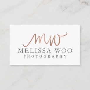Custom Business Cards: Melissa Woo Business Card