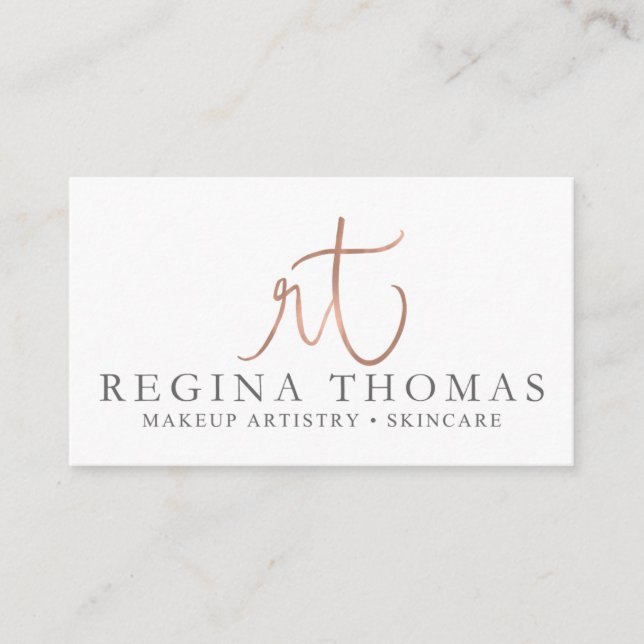 Custom Business Cards: Regina Thomas Business Card (Front)