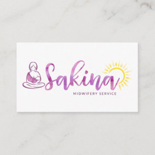 Custom Business Cards: Sakina Card