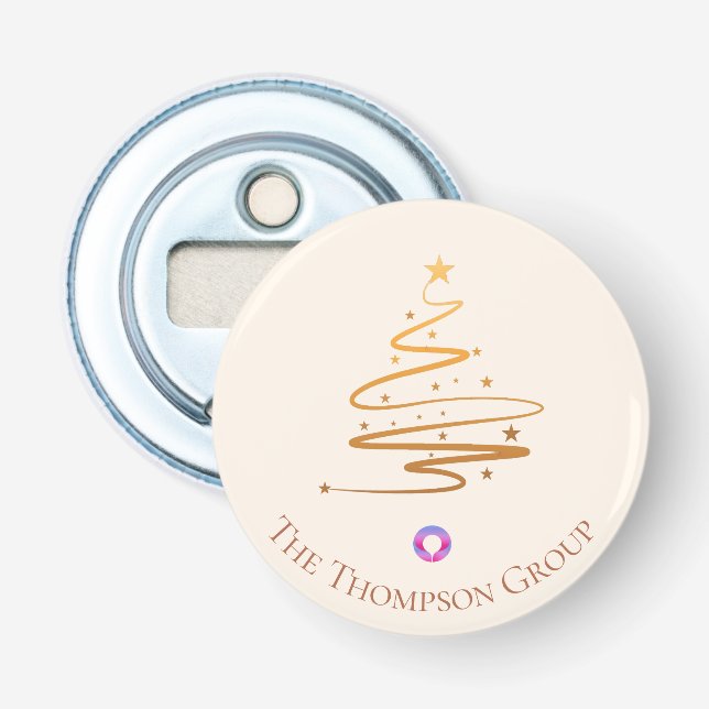 Custom Business Company Logo and Name Favour Gift Bottle Opener (Front)