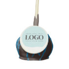 Custom Business Company Logo Blue Snow Christmas 