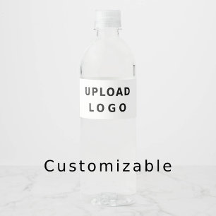 Custom Business Company Logo Branded Water Bottle Label