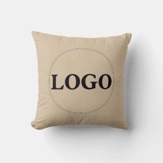 Custom Business Company Logo Promotional Branded Throw Pillow