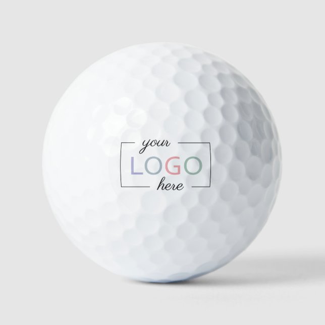 Custom Business Company Logo Promotional  Golf Balls (Front)