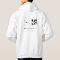 Custom Business Company Logo QR Code Scan & Text 