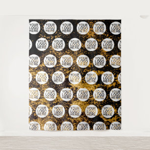 Custom Business Company Logo Tapestry