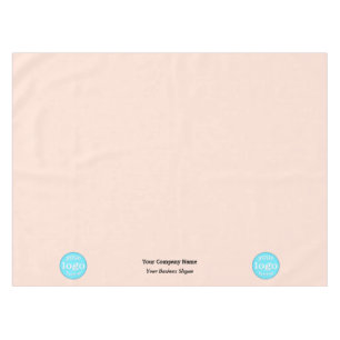 Custom Business Company Name Logo Trade Show Rose Tablecloth