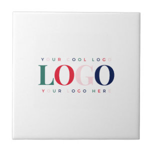 Custom Business Company Rectangle Logo Colourful Tile