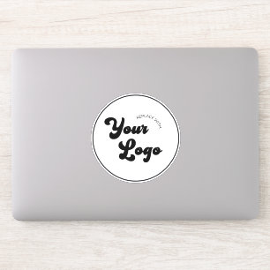 Custom Business Company Round Circle Logo Laptop S