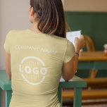 Custom Business Corporate Logo Employee Uniform T-Shirt<br><div class="desc">Promote your business on your t-shirt, wherever you go. Create your own custom branded t-shirt with your own company logo. The print can be placed on the front, pocket area, and the back. Wearing promotional t-shirts with your business logo at trade shows and other corporate events help others recognize members...</div>