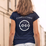 Custom Business Corporate Logo Employee Uniform T-Shirt<br><div class="desc">Promote your business on your t-shirt, wherever you go. Create your own custom branded t-shirt with your own company logo. The print can be placed on the front, pocket area, and the back. Wearing promotional t-shirts with your business logo at trade shows and other corporate events help others recognize members...</div>