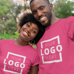 Custom Business Corporate Logo Employee Uniform T-Shirt<br><div class="desc">Promote your business on your t-shirt, wherever you go. Create your own custom branded t-shirt with your own company logo. The print can be placed on the front, pocket area, and the back. Wearing promotional t-shirts with your business logo at trade shows and other corporate events help others recognize members...</div>