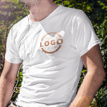 Custom Business Corporate Logo Employee Uniform T-Shirt<br><div class="desc">Promote your business on your t-shirt, wherever you go. Create your own custom branded t-shirt with your own company logo. The print can be placed on the front, pocket area, and the back. Wearing promotional t-shirts with your business logo at trade shows and other corporate events help others recognize members...</div>