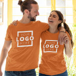 Custom Business Corporate Logo Employee Uniform T-Shirt<br><div class="desc">Promote your business on your t-shirt, wherever you go. Create your own custom branded t-shirt with your own company logo. The print can be placed on the front, pocket area, and the back. Wearing promotional t-shirts with your business logo at trade shows and other corporate events help others recognize members...</div>