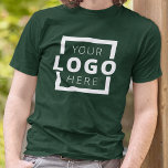 Custom Business Corporate Logo Employee Uniform T-Shirt<br><div class="desc">Promote your business on your t-shirt, wherever you go. Create your own custom branded t-shirt with your own company logo. The print can be placed on the front, pocket area, and the back. Wearing promotional t-shirts with your business logo at trade shows and other corporate events help others recognize members...</div>