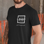 Custom Business Corporate Logo Employee Uniform T-Shirt<br><div class="desc">Promote your business on your t-shirt, wherever you go. Create your own custom branded t-shirt with your own company logo. The print can be placed on the front, pocket area, and the back. Wearing promotional t-shirts with your business logo at trade shows and other corporate events help others recognize members...</div>