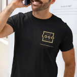 Custom Business Corporate Logo Employee Uniform T-Shirt<br><div class="desc">Promote your business on your t-shirt, wherever you go. Create your own custom branded t-shirt with your own company logo. The print can be placed on the front, pocket area, and the back. Wearing promotional t-shirts with your business logo at trade shows and other corporate events help others recognize members...</div>