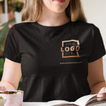 Custom Business Corporate Logo Employee Uniform T-Shirt<br><div class="desc">Promote your business on your t-shirt, wherever you go. Create your own custom branded t-shirt with your own company logo. The print can be placed on the front, pocket area, and the back. Wearing promotional t-shirts with your business logo at trade shows and other corporate events help others recognize members...</div>