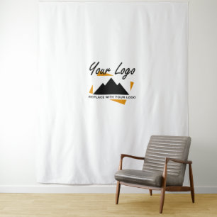 Custom Business Design Add Your Company Logo Tapestry