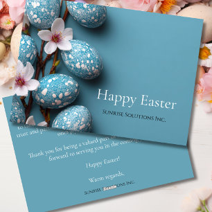 Custom Business Easter Greeting Card 