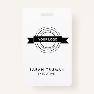 Custom Business Employee Card Minimalist & Modern Badge