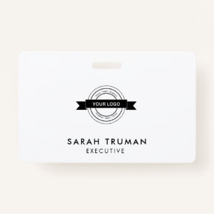 Custom Business Employee Card Minimalist & Modern  Badge
