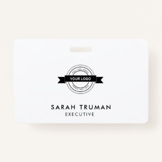 Custom Business Employee Card Minimalist & Modern Badge
