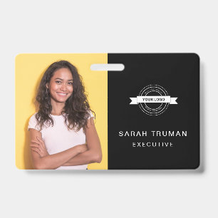 Custom Business Employee Card Minimalist & Modern  Badge