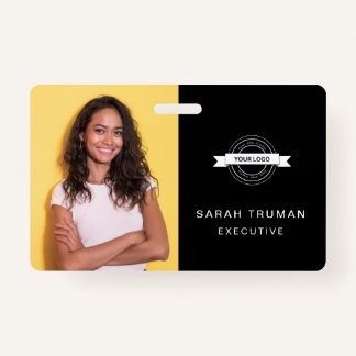 Custom Business Employee Card Minimalist & Modern Badge