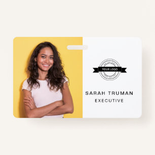 Custom Business Employee Card Minimalist & Modern Badge