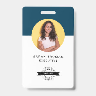 Custom Business Employee Card Minimalist & Modern Badge
