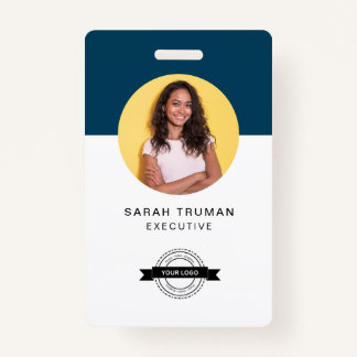 Custom Business Employee Card Minimalist & Modern Badge