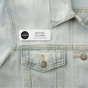 Custom business Employee Magnetic Or Safety Pin  Name Tag