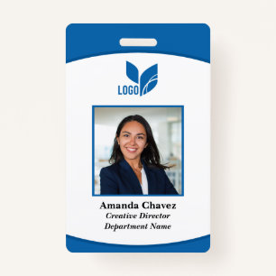 Custom Business Employee Photo Badge